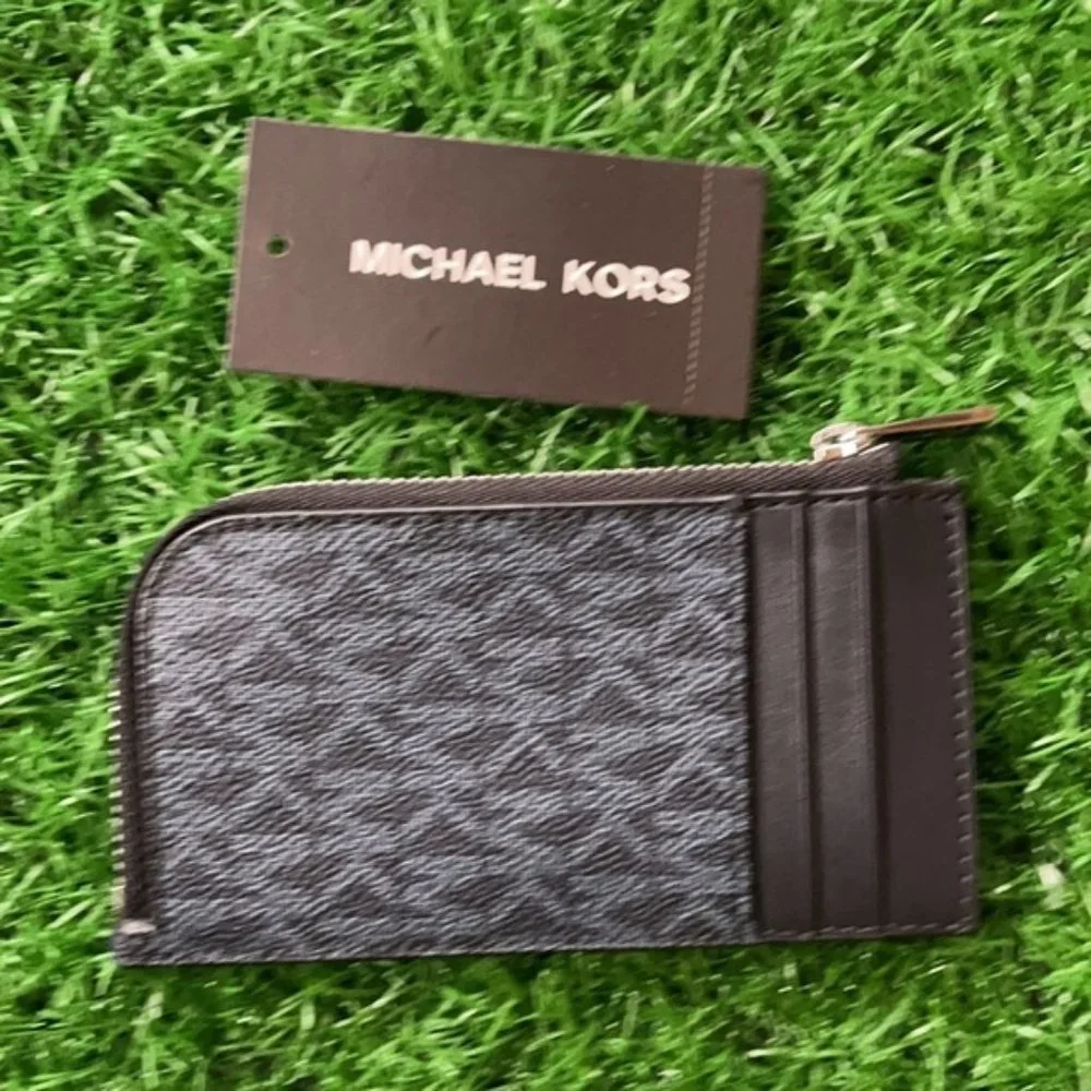Michael Kors L Zip Mini Wallet Admiral NWT